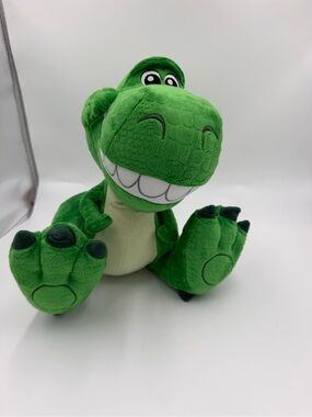 Disney Pixar Toy Story Rex T-Rex Dinosaur Plush Stuffed Animal Green no tag